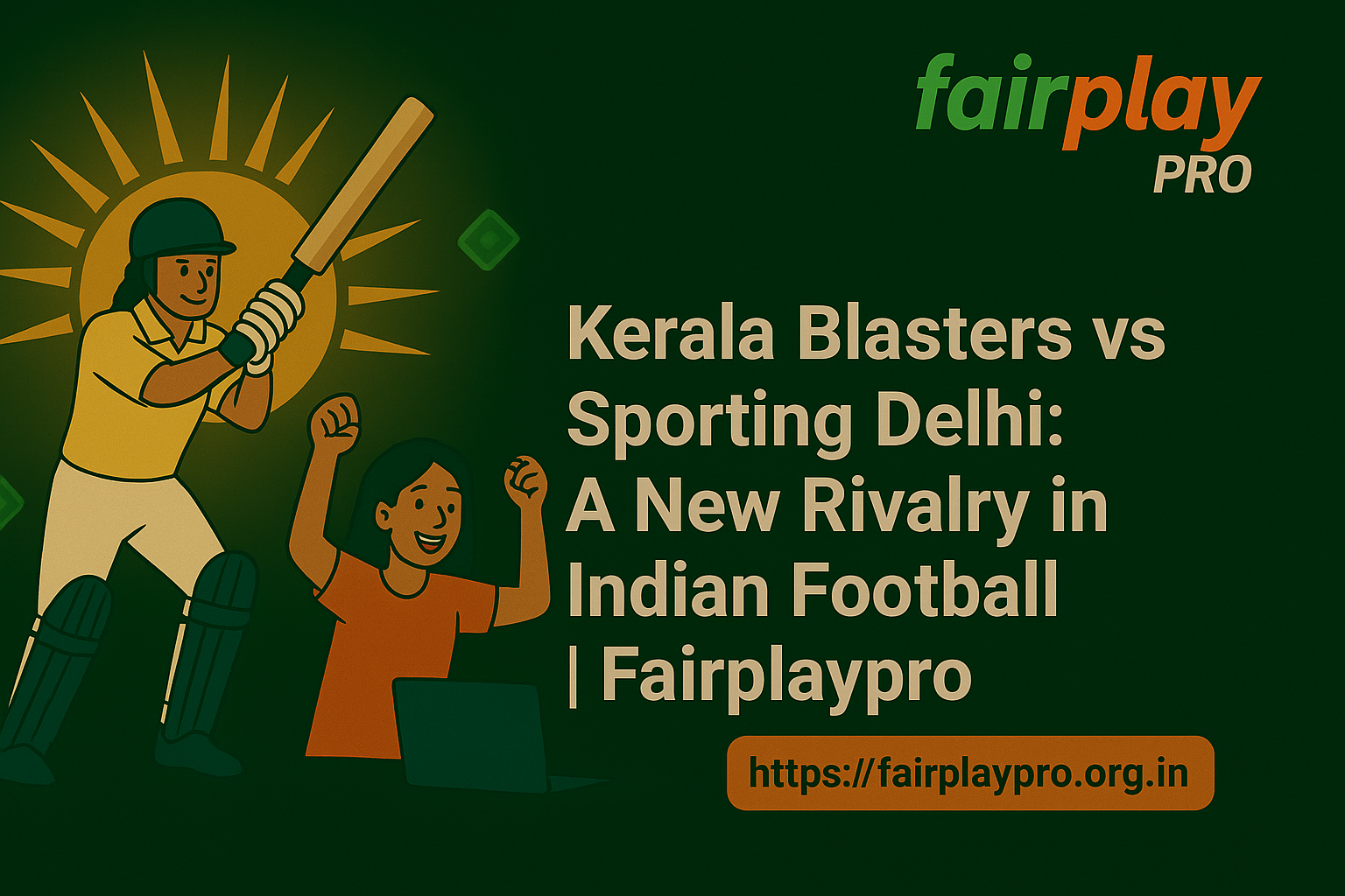 Kerala Blasters vs Sporting Delhi football match