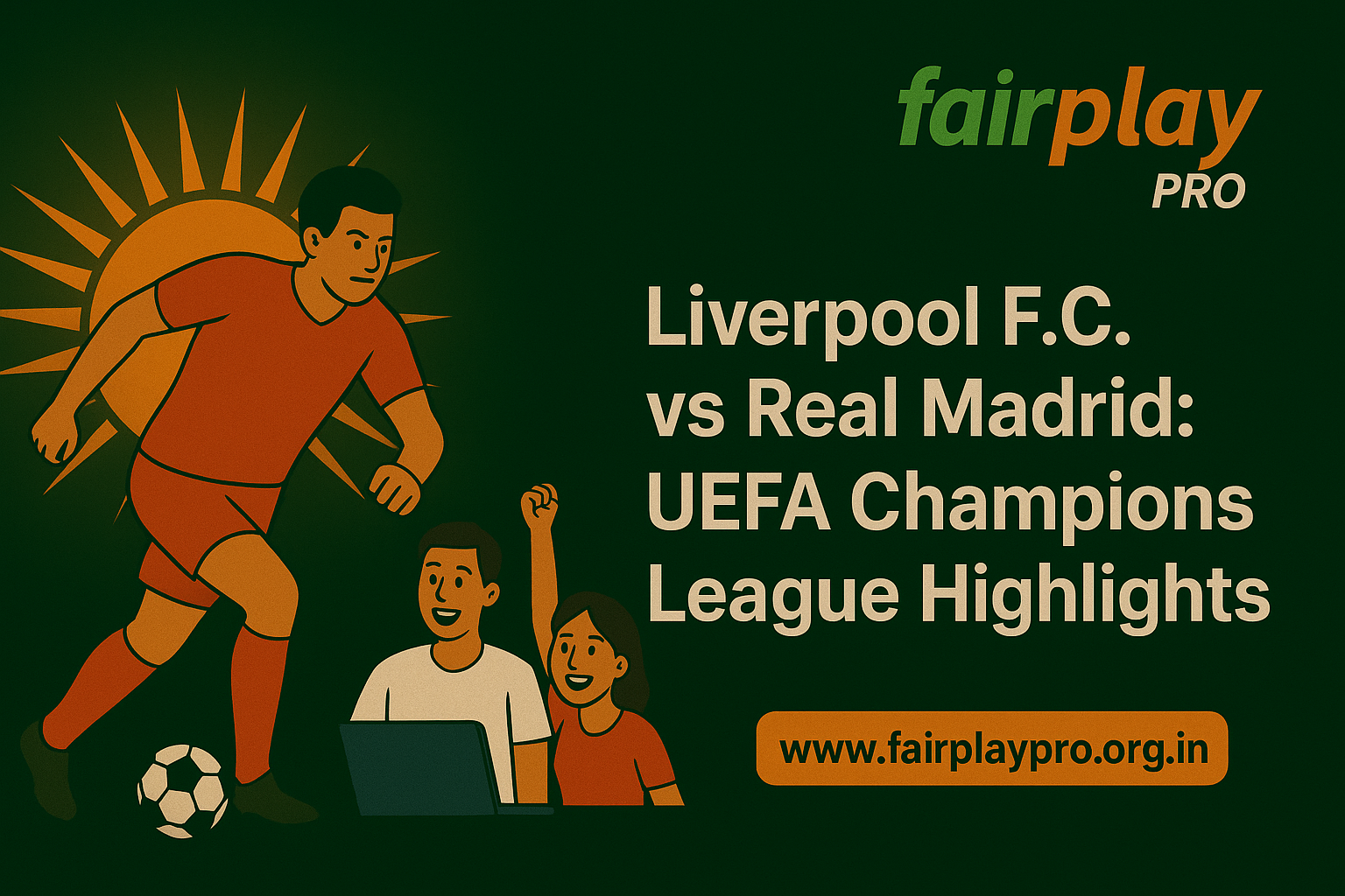 Liverpool F.C. vs Real Madrid UEFA Champions League match live action